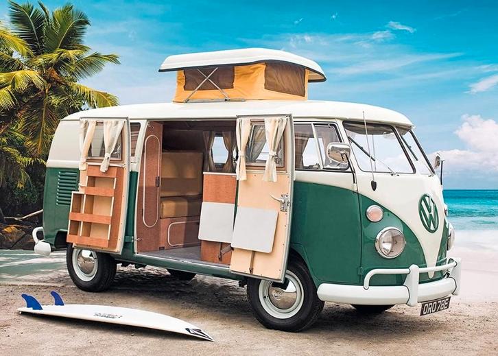 Ravensburger legpuzzel 1000 nieuw Volkswagen Camper Van, Hobby en Vrije tijd, Denksport en Puzzels, Nieuw, Legpuzzel, 500 t/m 1500 stukjes