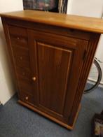 Houten Kastje met Deur en Lades, Ophalen, Gebruikt, 50 tot 100 cm, Landelijk