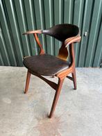 AWA Koehoorn Stoel Teak Louis van Teeffelen, Huis en Inrichting, Stoelen, Gebruikt, Bruin, Ophalen of Verzenden, Eén
