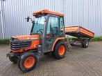 Kubota B4 Minitractor met Nimos aanhanger, Zakelijke goederen, Machines en Bouw | Tuin, Park en Bosbouw, Overige typen