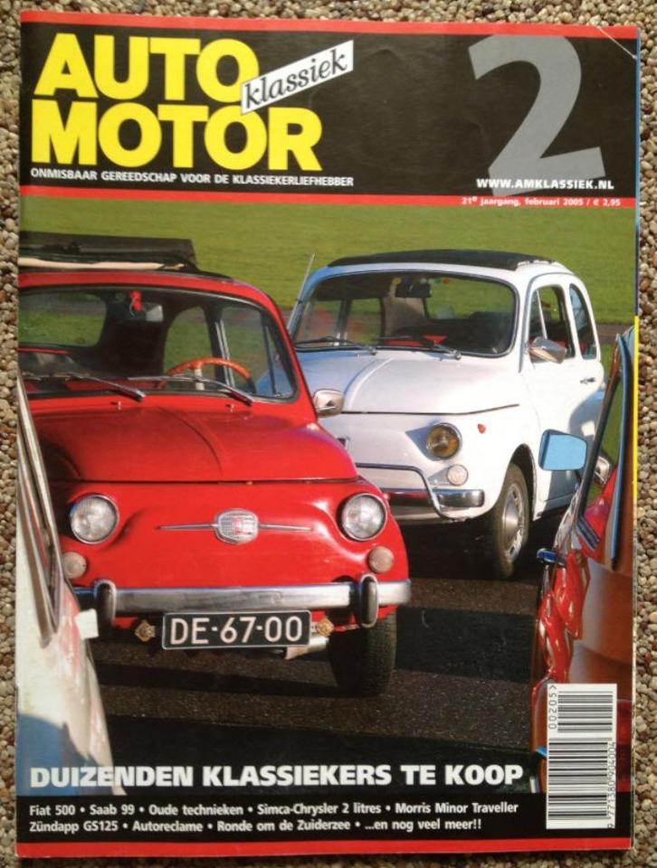 AMK: Fiat Nuova 500, Saab 99, Morris Minor Traveler, Zundapp, Boeken, Auto's | Folders en Tijdschriften, Zo goed als nieuw, Algemeen