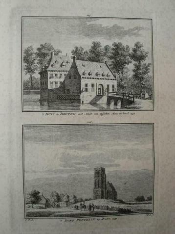 225-226  / Druten  het Huis Kopergravure  1750