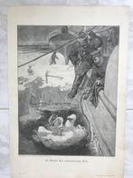 W. Small: Ein erfrischendes Bad, 1880, or.gravure, 31x23cm., Antiek en Kunst, Ophalen of Verzenden