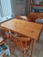 Eettafel,Massief Grenen IKEA tafel.120 cm lang,75 Breed, Huis en Inrichting, Tafels | Eettafels, Ophalen, Zo goed als nieuw, Rechthoekig