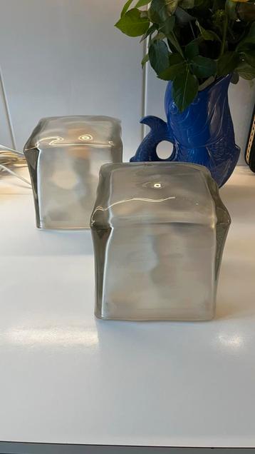 2x IKEA IVIKEN Ijsblok Lampen beschikbaar voor biedingen