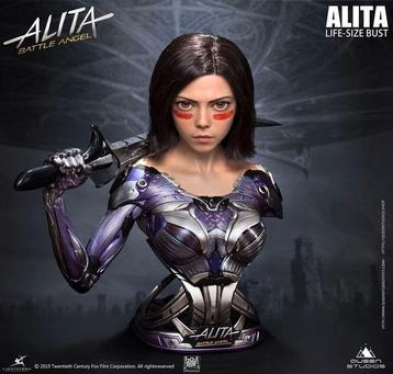 Alita Battle Angel Bust Queen Studios Life Size  beschikbaar voor biedingen
