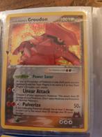 Pokemon Groudon, Hobby en Vrije tijd, Verzamelkaartspellen | Pokémon, Ophalen of Verzenden, Zo goed als nieuw, Losse kaart