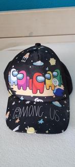Petje - Among Us - zwart met plaatje van Among Us - ZGAN, Ophalen of Verzenden, Gebruikt, Jongen of Meisje, Pet