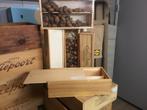 Wijnkistjes , met schuifdeksel, Ophalen of Verzenden, Zo goed als nieuw, Frankrijk, Overige typen
