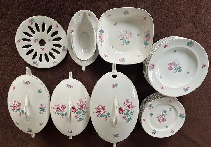 Antiek Servies epiag -Uitgebreide Set, Antiek en Kunst, Antiek | Servies compleet, Ophalen
