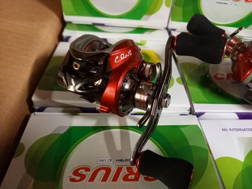 (Linkshandig) Baitcaster Reel...tijdelijk met gratis lijn!, Watersport en Boten, Hengelsport | Roofvissen, Nieuw, Complete set