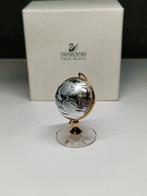 Swarovski Beeldje Globe Klok Kristal Wereldbol, Ophalen of Verzenden, Zo goed als nieuw, Figuurtje