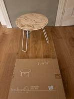 Zuiver side table osb M wit, Huis en Inrichting, Tafels | Sidetables, Ophalen of Verzenden, Nieuw, 25 tot 50 cm, Rond