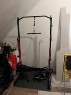Squatrek met Bankdruk & Cable Pulley, Sport en Fitness, Fitnessapparatuur, Ophalen, Gebruikt, Krachtstation, Armen