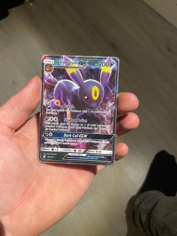 Umbreon GX 80/149 – Sun & Moon Base Set – Near Mint beschikbaar voor biedingen