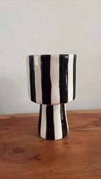 Vaas strepen, Overige kleuren, Ophalen of Verzenden, Minder dan 50 cm, Glas