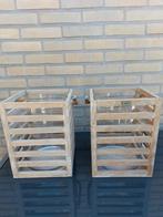 2 windlichten, Huis en Inrichting, Woonaccessoires | Kandelaars en Kaarsen, Ophalen, Gebruikt, Overige materialen, 25 tot 50 cm