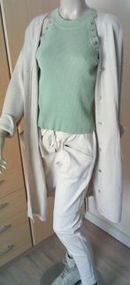 ZARA NIEUW oversized beige wollen vest maat M, Verzenden, Nieuw, Maat 38/40 (M), Beige