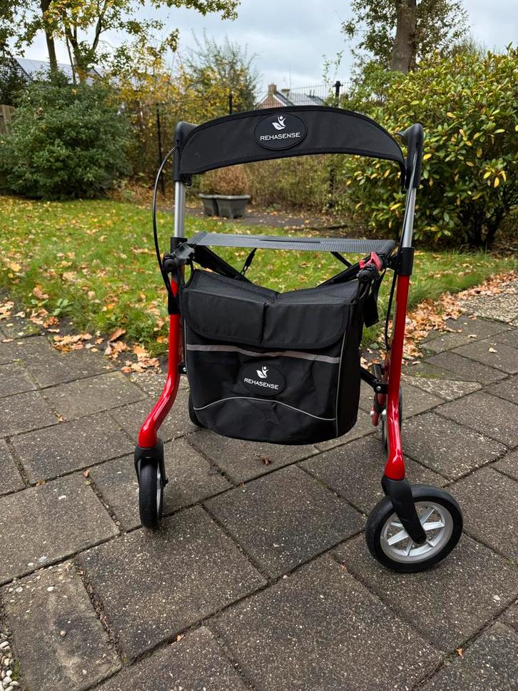 Rehasense Streamer CF Rollator, Diversen, Rollators, Zo goed als nieuw, Lichtgewicht, Ophalen