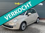 Fiat 500 1.2 Lounge *cappuccino *nieuwstaat *toponderhoud, Stof, Gebruikt, 4 cilinders, 4 stoelen