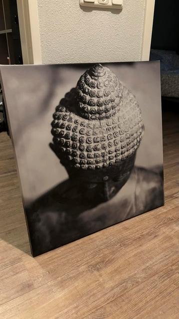 Buddha Print op Canvas - 80x80 cm beschikbaar voor biedingen