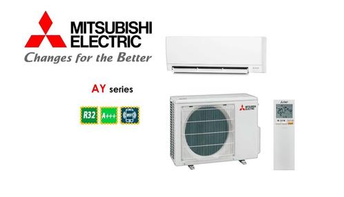 Nieuw ! Mitsubishi AY-VGK  serie A+++  R32  Wifi  Design, Witgoed en Apparatuur, Airco's, Nieuw, Wandairco, 100 m³ of groter, Koelen en Ontvochtigen