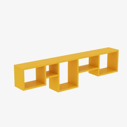 Wandplank Amanos - geel, Huis en Inrichting, Woonaccessoires | Wanddecoraties, Ophalen of Verzenden