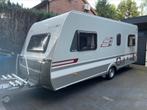 Eriba Hymer Sporting Pulse 530 met Airco, mover & vast bed, Caravans en Kamperen, Caravans, Vast bed, Rondzit, Hymer, 5 tot 6 meter