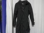 grijze langere jas ceintuur capuchon mt M Rei, Ophalen of Verzenden, Gedragen, Maat 38/40 (M), Grijs