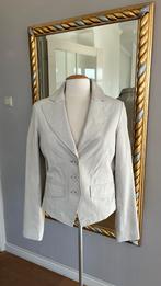 LEREN BLAZER VD MARK, Kleding | Dames, Verzenden, Zo goed als nieuw, Beige