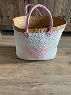 Rieten tas, Ophalen of Verzenden, Nieuw, Wit, Shopper