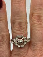 B879 Prachtige zilveren ring Zeeuwse knoop maat 19, Ophalen of Verzenden, Zilver, Ring