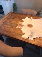 Landelijke eettafel teak, Huis en Inrichting, Tafels | Eettafels, Ophalen, Gebruikt, 50 tot 100 cm, 150 tot 200 cm