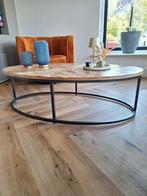 Prachtige salontafel met visgraat en als nieuw!!, Ophalen, 50 tot 100 cm, Zo goed als nieuw, Minder dan 50 cm