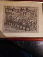 Kopergravure Maastricht, Antiek en Kunst, Kunst | Tekeningen en Foto's, Ophalen of Verzenden