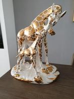 Porselein beeld giraf met jong, Dier, Zo goed als nieuw, Ophalen