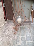 Glazen bol/touw planten hanger/planten hanger van touw, Ophalen of Verzenden