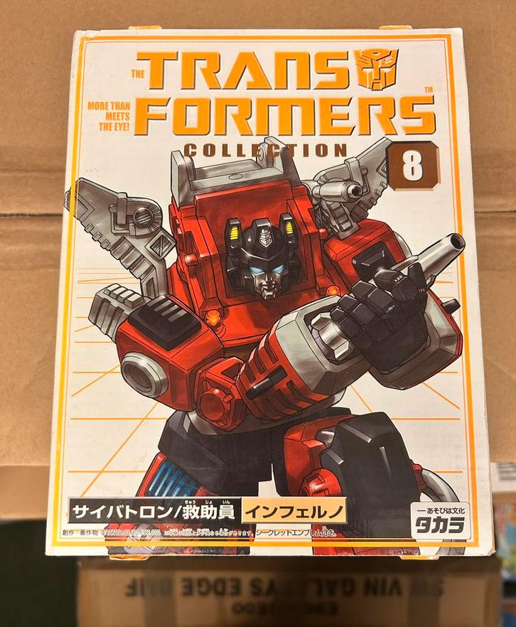 Takara Tomy G1 Transformers Collection #8 Inferno, Verzamelen, Transformers, Zo goed als nieuw, G1, Ophalen of Verzenden