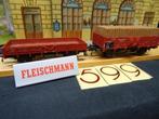 599=Fleischmann goederen wagens.1911, Hobby en Vrije tijd, Modeltreinen | H0, Gebruikt, Gelijkstroom, Fleischmann, Wagon