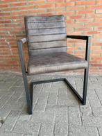 Stoelen  armstoelen  antraciet industriële  laag geprijsd, Nieuw, Ophalen of Verzenden, Metaal, Vijf, Zes of meer stoelen