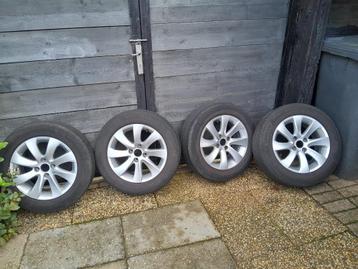 Citroen C4 Picasso aluminium velgen set 16 inch met banden beschikbaar voor biedingen
