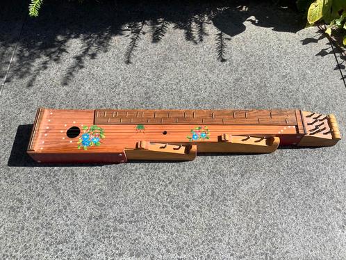 Hongaarse plankciter - traditionele beschildering, Muziek en Instrumenten, Snaarinstrumenten | Overige, Zo goed als nieuw, Citer