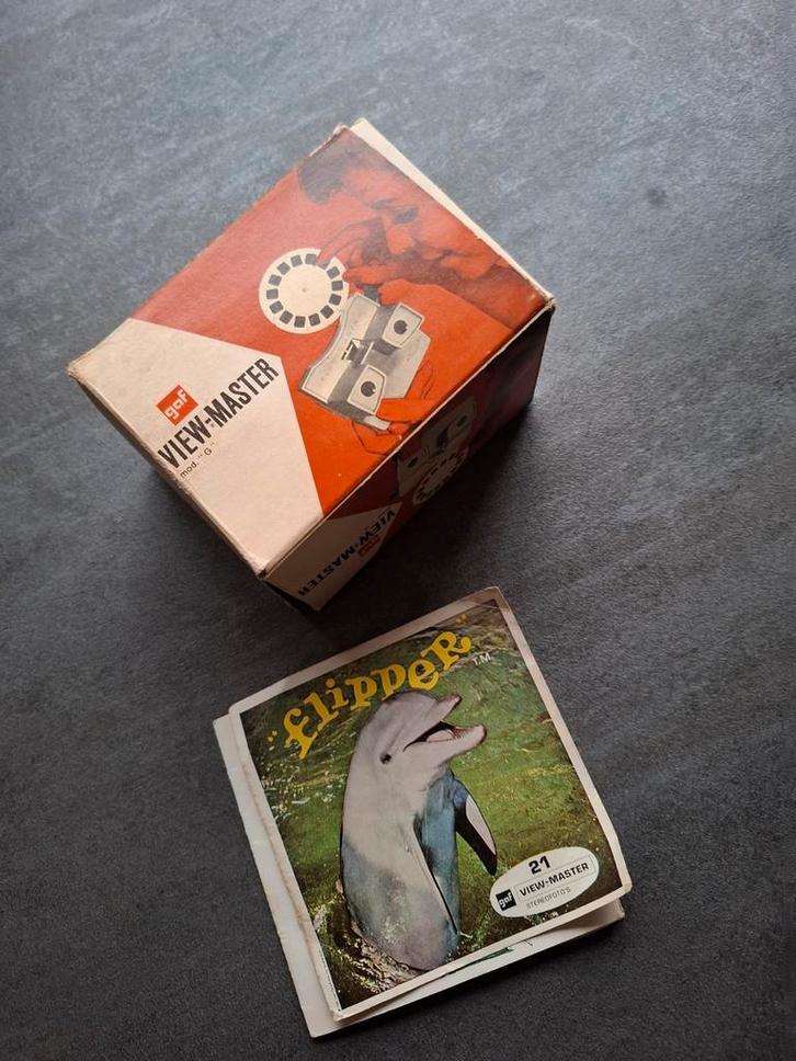 Vintage View-Master met Flipper Reels, Verzamelen, Speelgoed, Gebruikt, Ophalen of Verzenden