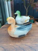 Twee decoratieve patè vormen in de vorm van een eend, Ophalen of Verzenden