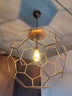 Koperkleurige Industriële Hanglamp 60x60cm, Huis en Inrichting, Lampen | Hanglampen, Ophalen, 50 tot 75 cm, Zo goed als nieuw