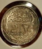 Zeldzame 1917 Ottomaanse 2 Piastres Munt, Verzenden, Midden-Oosten, Losse munt, Zilver