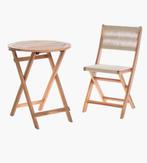 Acacia Bistroset - Tafel & Stoel - Inklapbaar, ....., ....., ....., Nieuw