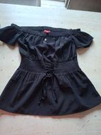 Zwarte Guess off-shoulder top - Maat S, Guess, Zwart, Ophalen of Verzenden, Maat 36 (S)