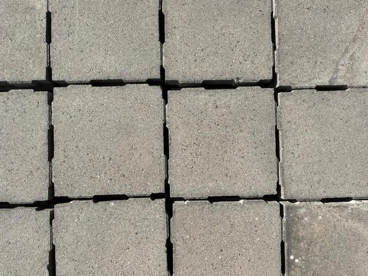 Waterpasserende betontegels, trottoirtegels, beton SBP28, Tuin en Terras, Tegels en Klinkers, Gebruikt, Terrastegels, Beton, 10 m² of meer