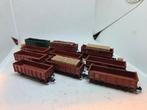 Fleischmann Piccolo Hogebakwagons - 10 stuks, Gebruikt, Fleischmann, Wagon, Ophalen of Verzenden